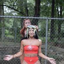 FunFilled Photography: Mallory Gets the Mega-messiest yet with Her Friend Victoria!