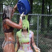 FunFilled Photography: Mallory Gets the Mega-messiest yet with Her Friend Victoria!