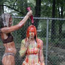 FunFilled Photography: Mallory Gets the Mega-messiest yet with Her Friend Victoria!