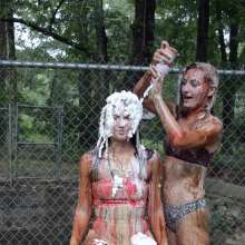 FunFilled Photography: Mallory Gets the Mega-messiest yet with Her Friend Victoria!