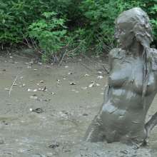 Jayce: On the run, I strip and hide in Deep, Thick Mud!  Submerged tons!