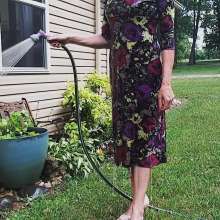 MadelineOasis: Maxi Dress Soaked in the Garden
