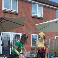 TheGungeZone: Rara and Kinky Leigh's Messy Custard Fun