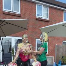 TheGungeZone: Rara and Kinky Leigh's Messy Custard Fun