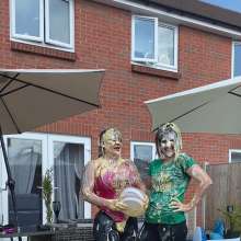 TheGungeZone: Rara and Kinky Leigh's Messy Custard Fun