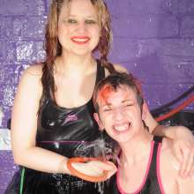 DungeonMasterOne: Lily and Felicity in Sportswear Filling Fun!