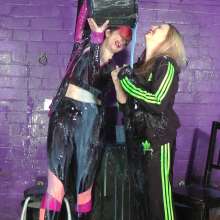 DungeonMasterOne: Lily and Felicity in Sportswear Filling Fun!
