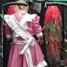 LiquidX: The Human Carwash: PVC Maid Kerri