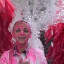 LiquidX: The Human Carwash: Tamsin in PVC Outfit