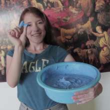 lovingmessy4you: This Is Happiness!  Thick Slime and Frosty Pie!