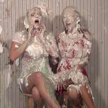 Anglefan: Liz gets slimed, Amy gets pied