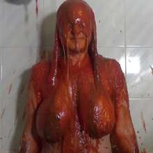 Big_Tits_Gunge: Vicky Totally Splattered In The New 'House of Slop' Pies