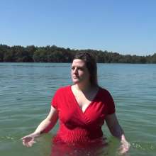 Wamtastic Jessica: Wet Red Jumpsuit