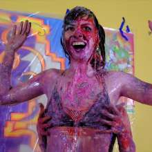 messyhot: 6 Girls Get Messy Record Breaking Sploshing Scene Part 2