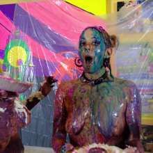 messyhot: 6 Girls Get Messy Record Breaking Sploshing Scene Part 2