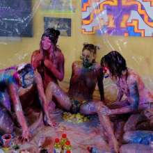 messyhot: 6 Girls Get Messy Record Breaking Sploshing Scene Part 2