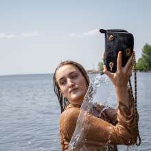 Wet Live Team: Anhelina and Her Wet Gorgeous Look!  Wet Ass in Dress