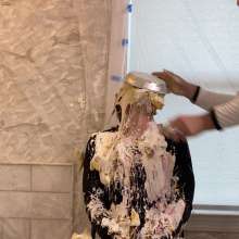 RubberPie: Boy Pied with His Hands Tied