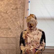 RubberPie: Boy Pied with His Hands Tied
