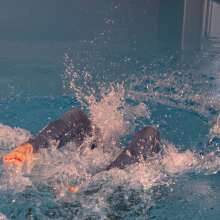 Jens German: German news reporter tossed into pool