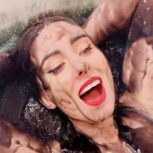 ErinMoore: Erin Gets Gunged in Dark Green and Black!