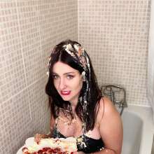ErinMoore: Erin Moore Celebrates Birthday with a Big Cake!
