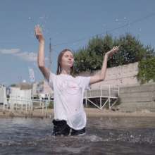 Wet Live Team: Hot Nastya without a Bra in a Translucent T-shirt