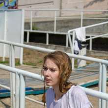 Wet Live Team: Hot Nastya without a Bra in a Translucent T-shirt