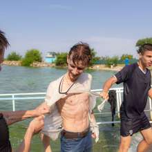 Wet Live Team: Hot Trio Ruslan, Danio, Andrii and Their Crazy Beach Fun
