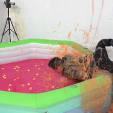 WamtasticUK: James Leather Jacket Dunking for Ducks in Gunge