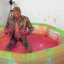 WamtasticUK: James Leather Jacket Dunking for Ducks in Gunge