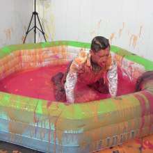 WamtasticUK: James Leather Jacket Dunking for Ducks in Gunge