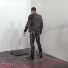 WamtasticUK: James Leather Jacket Dunking for Ducks in Gunge