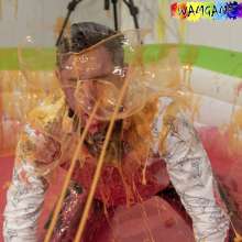 WamtasticUK: James Leather Jacket Dunking for Ducks in Gunge