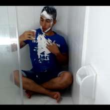 MessyGuys: Jeff Takes a Paint Shower Wearing His Clothes