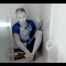 MessyGuys: Jeff Takes a Paint Shower Wearing His Clothes