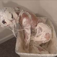 RevSlymsford: Kaydens In Sinking Into Sticky White Marshmallow Fluff Goo