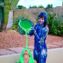 messyhot: Larzstord and Sober K Catch Ziva with Slime