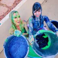 messyhot: Larzstord and Sober K Catch Ziva with Slime