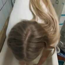 WetPlace: Lovely Nastya Taking Bath In Black Shorts And White T-Shirt
