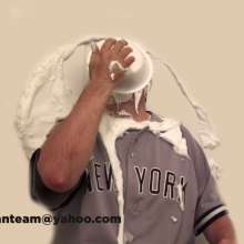 starmanteam: The Yankees lost the Wild Card--I get pied and slimed