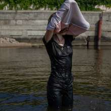 Wet Live Team: Nastya's Gorgeous Public Wetting Was Very Hot