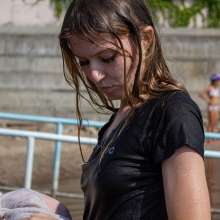 Wet Live Team: Nastya's Gorgeous Public Wetting Was Very Hot