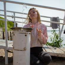 Wet Live Team: Nastya's Gorgeous Public Wetting Was Very Hot