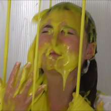RevSlymsford: Nikki The Naughty Schoolgirl Gets Gunged Failing Her Sats