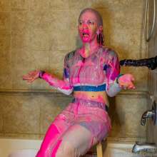 WildThang: Photoset: Slimed Cheerleader
