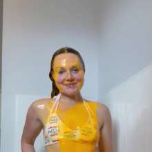 WAMfuns Messy Forfeits: Queen Peach's Bikini Forfeit