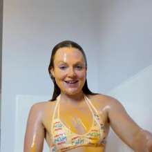 WAMfuns Messy Forfeits: Queen Peach's Bikini Forfeit