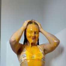 WAMfuns Messy Forfeits: Queen Peach's Bikini Forfeit