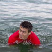 Wet Live Team: Ruslan Goes in for Sports and Gets Wet in UnderArmor Lycra